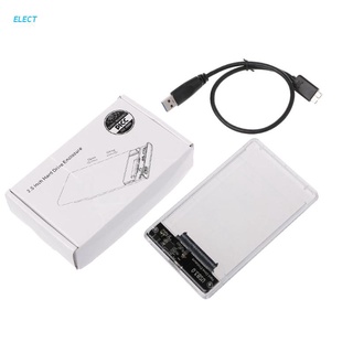 ELECT 2.5 " USB 3.0 SATA HDD Unidad De Disco Duro Externo Caja Completa Transparente