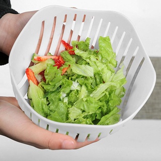 bylstore cortador de ensalada de alta calidad en forma de onda fácil para ensaladas, frutas, verduras, picadora
