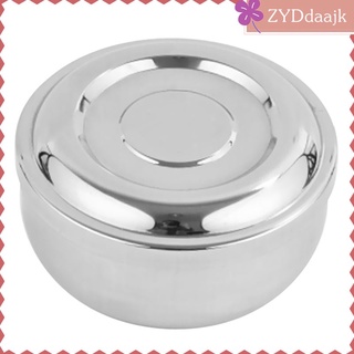 Rice Bowl with Stainless Steel Lid Soup Bowl Tableware Serving Dish Food Storage