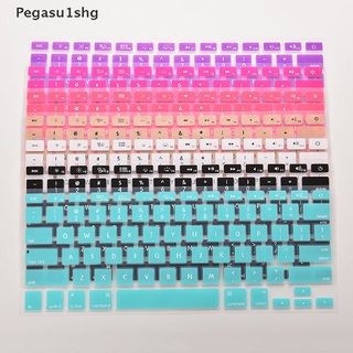 [pegasu1shg] funda de silicona para teclado macbook air pro 13" 15" 17" pulgadas caliente