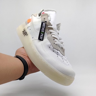 Authentic original Sepatu Nike Air Force 1 Low X Off White White Sail Premium By Motherspray Trendi (1)