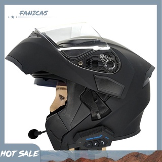 Fanicas BT12 manos libres Bluetooth V auriculares para motocicleta casco de moto intercomunicador (8)