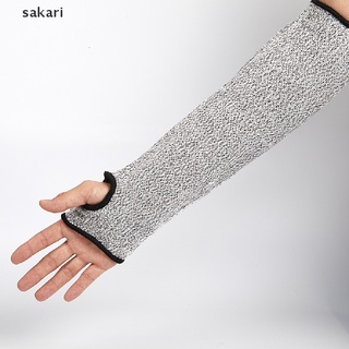 [sakari] 1pc nivel 5 hppe resistente al corte anti-punción protección de trabajo manga del brazo [sakari]