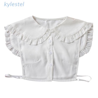 Kyl servilleta/Blusa con solapa/falda/falda con volantes Para mujer/niña