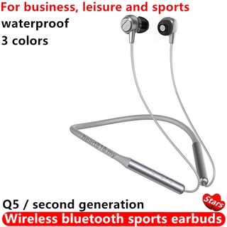 Stars Q5 auriculares de Audio/audífonos deportivos para colgar el cuello tipo bluetooth auriculares