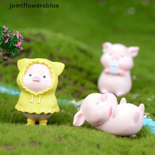 Jbcl 6 Pzs Lindos Modelos De Cerdos Miniatura/Adornos De Paisaje/Decoraciones De Bonsai/Jardín