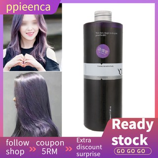Listo stock 500ml púrpura tinte para el cabello crema de larga duración Semi permanente Color peluquería herramienta