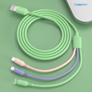 Cable de datos 3 en 1 Universal m 8Pin Type-C Micro USB Cable de carga rápida para iPhone