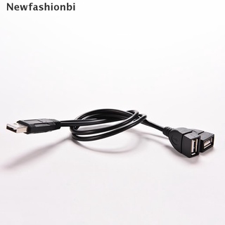 (newfashionbi) usb 2.0 a macho a 2 dual usb hembra jack y splitter hub cable adaptador de cable en venta
