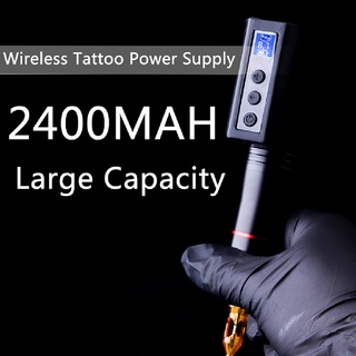 [duq] 1pcs dc/rca batería inalámbrica pack adaptador de alimentación tatuaje máquinas rotativas cartucho