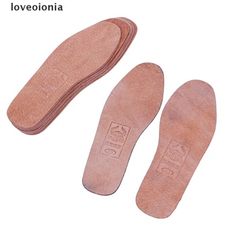 [loveoionia] 1 par de plantillas de cuero transpirables mujeres hombres ultra delgado desodorante zapatos plantilla pad dfgf (5)