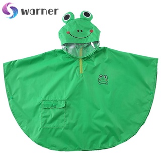 Warner Kids ropa al aire libre impermeable de dibujos animados impermeable con capucha capa de lluvia Poncho (9)