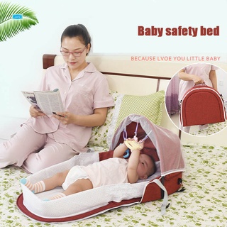 bebé nido portátil de viaje cunas de bebé niño multifunción cama plegable silla plegable (2)