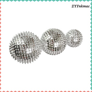 3 Pieces Magnetic Spiky Roller Acupressure Massage Ball Relief Pain