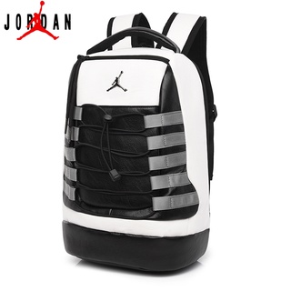 Nike Air Jordan Backpack Male AJ11 Backpack Student School Bag Basketball Backpack Big Devil Kang Buckle Couple Computer Bag