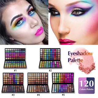 paleta de sombras de ojos paleta de sombras de ojos de 120 colores/paleta de sombras de ojos mate/pigmento brillante/paleta de maquillaje
