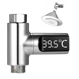 [0806] Termómetro De Ducha De Agua Con Monitor De Temperatura Auto-Generador