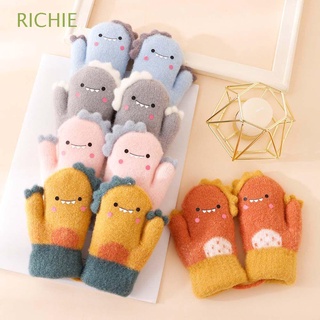 RICHIE Windproof Baby Gloves Furry Cotton Mittens Warm Mittens Winter Boys Infant Cartoon Soft Girls Thicken/Multicolor