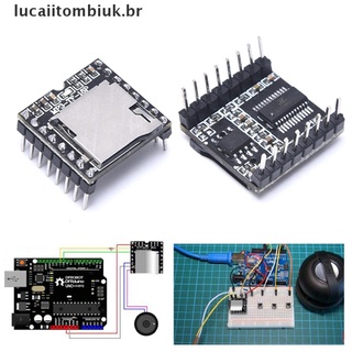 Luiukhot Módulo Mini reproductor Mp3 De Cartão Tf U Disk Audio Voice Module Board Mp3-Tf-16P (Lucaiitombiuk)