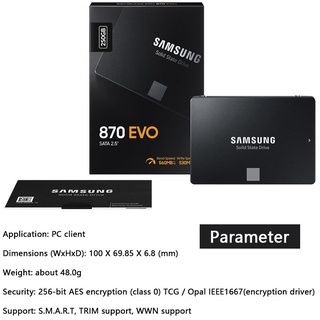 SSD 870 E VO 250 Gb , 500 , 1 Tb HDD SATA 2.5 Estado Sólido Disco Duro Incorporado