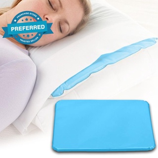 Verano enfriamiento hielo almohada de enfriamiento inserto almohadilla de dormir terapia almohada Relax músculo hielo E1H7