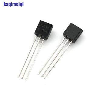 Kaq 100pcs Componente Bc547 To-92 Npn 45v 0.1a Componente Transistor Ne Dqw (2)
