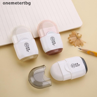 【unew】 Creative Single Hole Pencil Sharpener Eraser 2 in 1 Multifunctional Stationery .