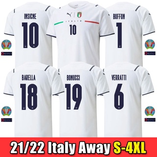 Jersey/Camisa de fútbol de italia de visitante/equipo nacional talla S-4XL 2021-22/camiseta de fútbol 20/21