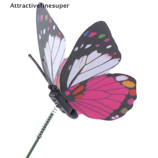 (Hot) 10 pzs macetas De Flores De mariposa plantadora De jardín De colores patio Para decoración al aire libre Asbr (2)