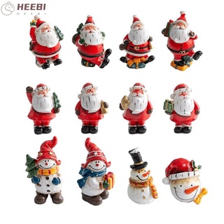 Heebii juguetes Micro paisaje árbol De navidad jardín ventana decoración hogar decoraciones De navidad figuras en Miniatura De nieve