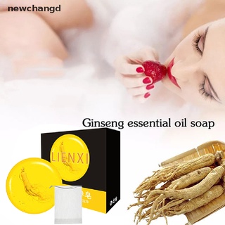 [nuevo] jabón de ginseng hecho a mano aceite de piel natural ginseng removedor revitalizante limpieza facial