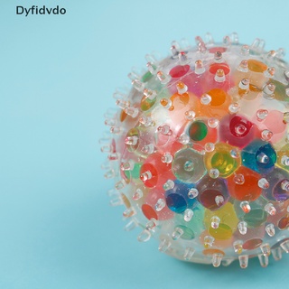 Dyfidvdo bola de presión sensorial juguete perlas de color alivio del estrés bola TPR pegamento suave uva mi