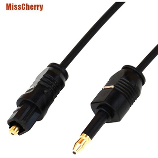 Mscherry 1.96Ft cable De audio Digital Toslink para hombre/Mini enchufe De 3.5mm Macho