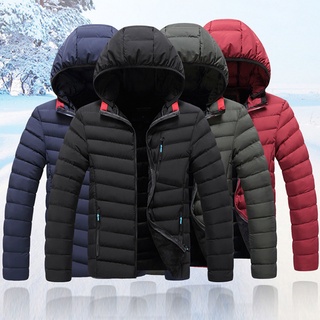Morstore chaqueta/abrigo suave Para hombre a prueba De viento con capucha Para invierno