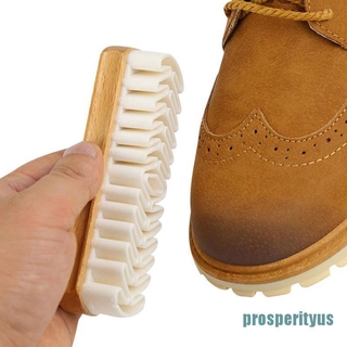 [ProsperityUs] cepillo de cuero para botas de gamuza bolsas exfoliante limpiador Crepe zapatos cepillos hogar
