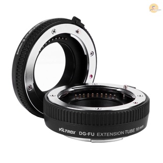 viltrox dg-fu auto focus af - anillo de tubo de extensión (10 mm, 16 mm, montaje metálico para fujifilm x mount macro lens)