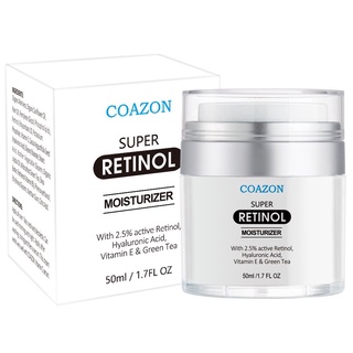 50g retinol crema hidratante e hidratante para reducir las líneas finas y mejorar el tono de la piel antiarrugas anti-envejecimiento