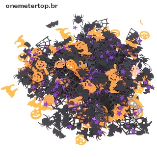 Onepermetop Notas globos con 15g Halloween/Abóbora/bruja/manualidad/muerzo/confeti/decoración De escritorio