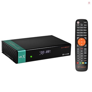 Onlylove2-gtmedia V8X DVB-S/S2/S2X FTA receptor de señal Digital Set-top Box Full HD 1080P mando a distancia integrado WiFi H.265 V8 Nova actualización
