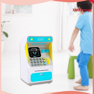 Electronic Mini ATM Electronic Piggy Bank Code Coin Cash Bank Machine Toy