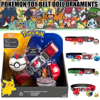 N·go. cinturón ajustable Pokémon con figura de acción Pokémon 2 Poké Ball para niños y adultos