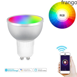 Lámpara Inteligente tuya Zigbee 3.0 Gu10 Led 5w Rgbcw control De Voz trabajo con Alexa Google Frango