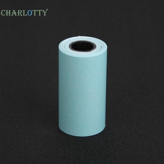 [cha] 3 rollos de papel adhesivo de impresión térmica para papel fotográfico para Paperang