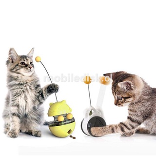 mascotas gato vaso goteo bola de alimentos animal jugando entrenamiento ejercicio mascota juguete