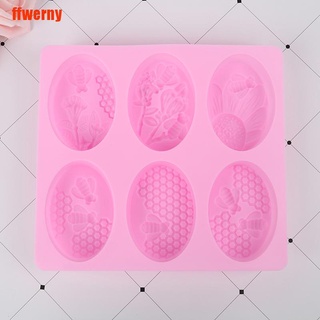 [ffwerny] Soap Molds Bee Shape Handmade Soap Mold Unique Soap Making Craft Tools