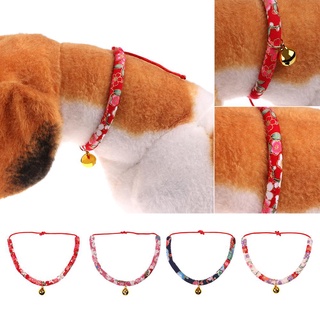 ajustable cordón mascotas perros campana collar gatos cachorro poliéster corbata