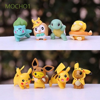 Mocho1 Pokemon Pikachu muñeca juguetes modelo juguetes miniaturas juguete figuras Pikachu figuras de acción Pokemon figuras de acción