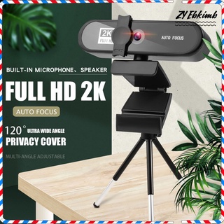 4k 8mp hd webcam web cam autofocus con trípode, micrófono incorporado, para laptop pc videojuego
