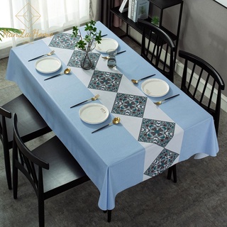 Manteles rectangulares para mesa, decoración de mesa, impermeable, mesa de café, mantel antimantel (3)