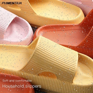 gruesa plataforma zapatillas de las mujeres de verano de la playa de suela suave diapositiva de las señoras sandalias de ocio chanclas hombre interior antideslizante zapatos de baño (6)